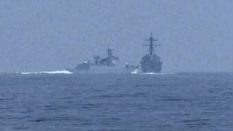 Chinese warship passed in 'unsafe manner' near US destroyer in Taiwan Strait, say military officials
