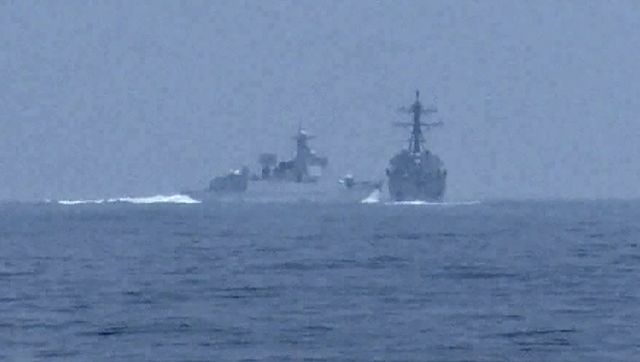 Chinese warship passed in 'unsafe manner' near US destroyer in Taiwan Strait, say military officials Chinese warship passed in 'unsafe manner' near US destroyer in Taiwan Strait, say military officials