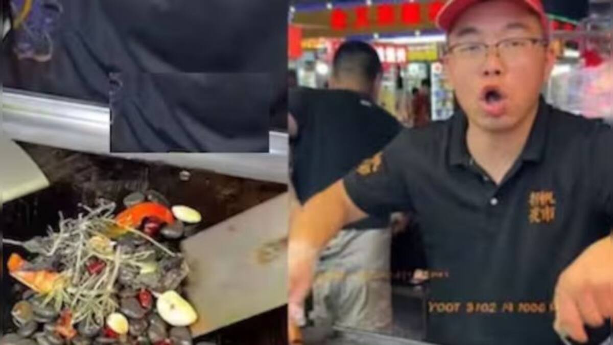 'Suck and throw away' Chinese vendor selling stirfried pebbles has