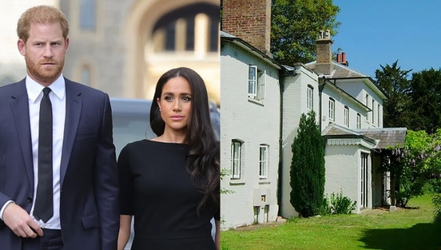 Harry & Meghan's Frogmore Cottage exit, removing last of their belongings Harry & Meghan's Frogmore Cottage exit, removing last of their belongings