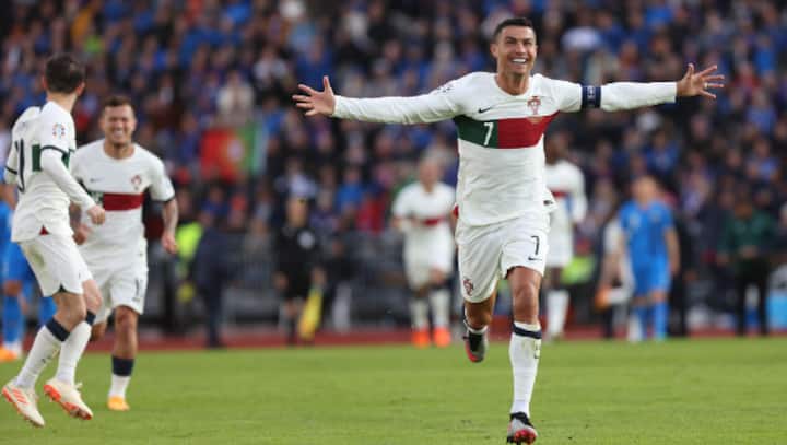 Euro 2024 Qualifiers: Cristiano Ronaldo helps Portugal beat Iceland in record 200th appearance