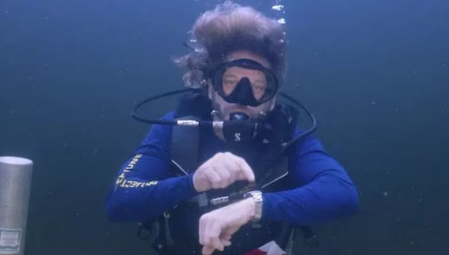Florida scientist 'Dr Deep Sea' resurfaces after living underwater for 100 days Florida scientist 'Dr Deep Sea' resurfaces after living underwater for 100 days