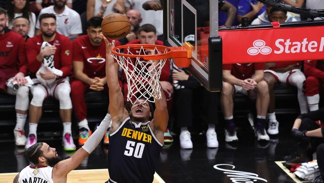 NBA Finals: Denver Nuggets top Miami Heat 108-95 in Game 4, lead series 3-1 NBA Finals: Denver Nuggets top Miami Heat 108-95 in Game 4, lead series 3-1