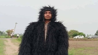 UP farmers don bear costume to shoo away monkeys; pictures go viral