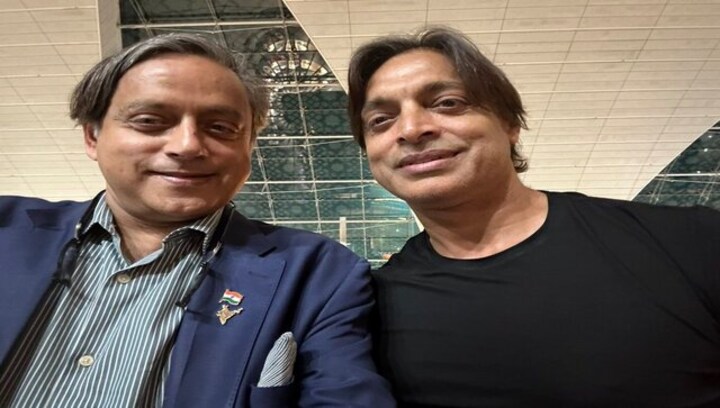 When Shashi Tharoor bumped into Shoaib Akhtar at Dubai Airport; here's what happened next