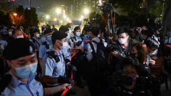 Arrests and tight security in Hong Kong on Tiananmen anniversary