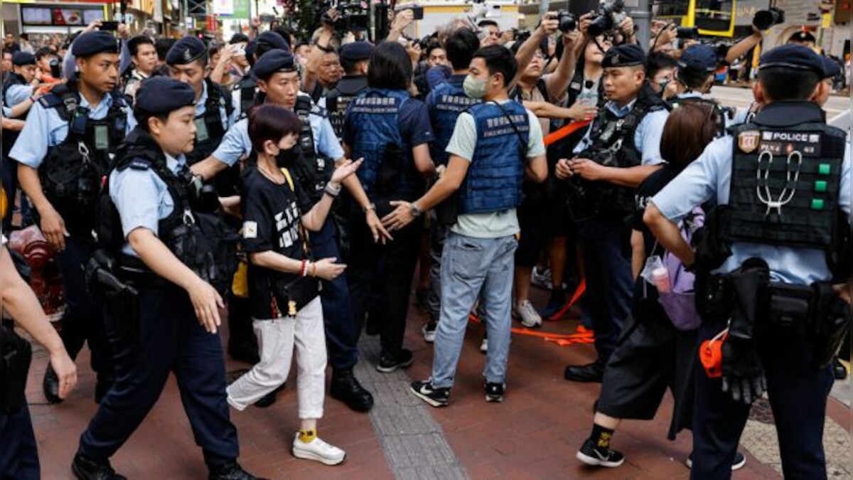 Hong Kong Police Detain 23 People For Breaching Public Peace On