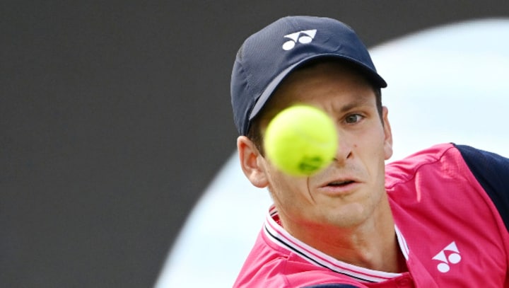 Halle Open: Defending champion Hubert Hurkacz out of tournament in dramatic tiebreaker as Rublev and Sinner advance