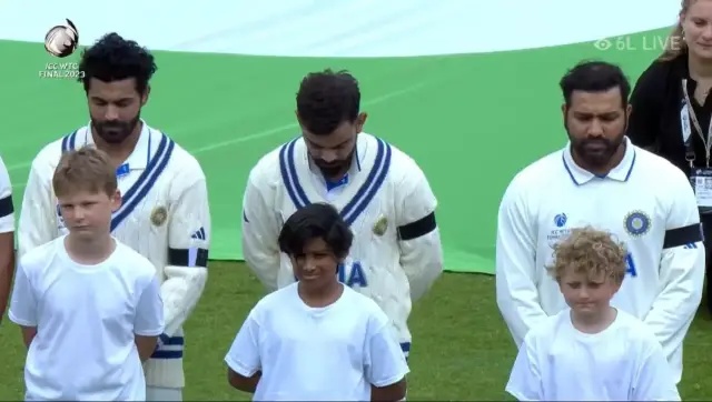 WTC Final 2023: Teams observe minute's silence, India wear black armbands for Odisha train accident victims WTC Final 2023: Teams observe minute's silence, India wear black armbands for Odisha train accident victims