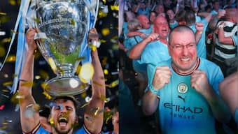 Watch: Manchester City players, fans celebrate maiden Champions League title win