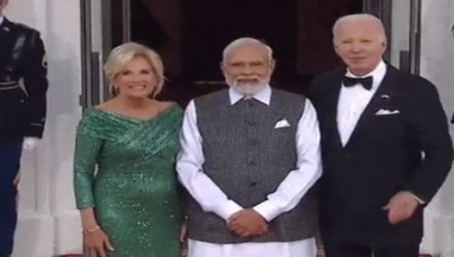 WATCH: President Biden, First Lady Jill Biden welcome PM Modi at White House for State dinner WATCH: President Biden, First Lady Jill Biden welcome PM Modi at White House for State dinner