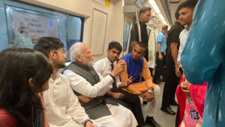 PM Modi REVEALS why he took ride in Delhi metro on his way to DU centenary fest