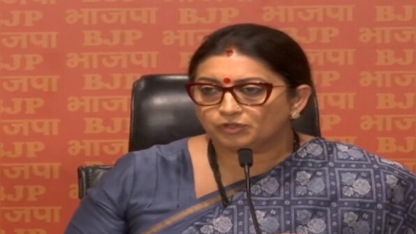'Ye kaisa ishq hai...': Smriti Irani jabs Rahul Gandhi over 'Mohabbat ki Dukaan' remarks