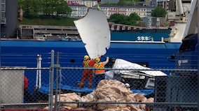 'Presumed human remains' recovered from within Titan wreckage, says US Coast Guard