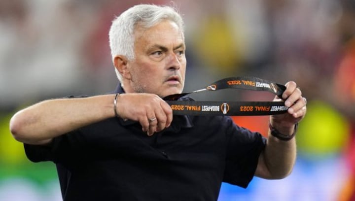 Watch: Jose Mourinho throws his runners-up medal into the crowd after Roma's loss in Europa League final