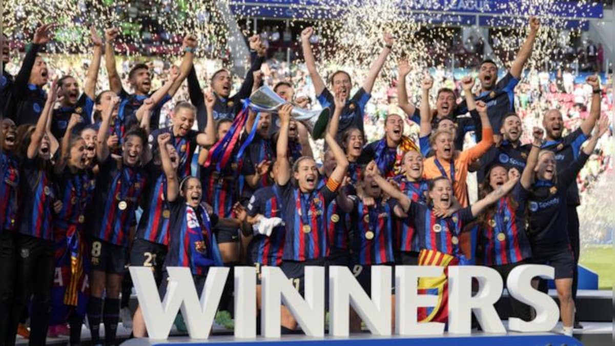 UEFA Women's Champions League: Barcelona stage stunning comeback to win title against Wolfsburg