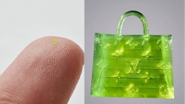 Does size matter? This Louis Vuitton handbag is smaller than a grain of sea salt