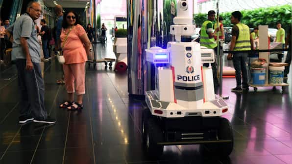 Singapore deploys real 'Robocops' at Changi Airport