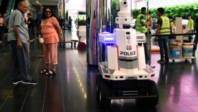 Singapore deploys real 'Robocops' at Changi Airport Singapore deploys real 'Robocops' at Changi Airport