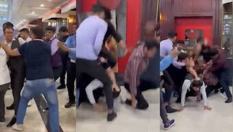 WATCH: Dust-up between hotel staff, patrons over Rs 970 service charge goes viral
