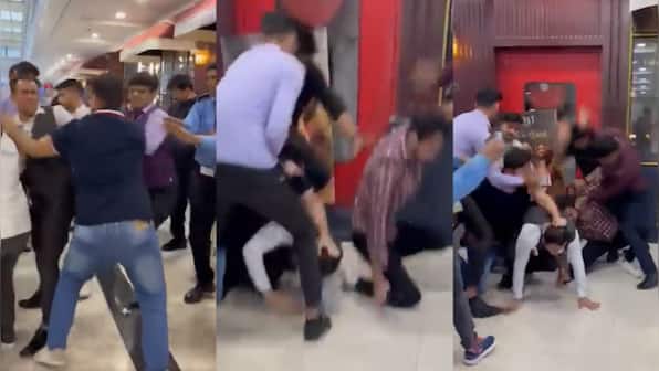 WATCH: Dust-up between hotel staff, patrons over Rs 970 service charge goes viral