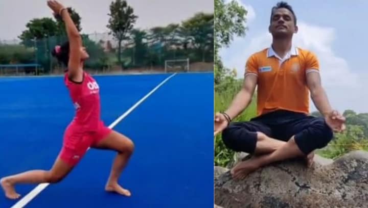 Yoga helps us to manage stress, keeps our mind and body fit, say Indian hockey players