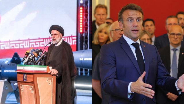 French President Macron urges Iran's Raisi to 'immediately end' its support to Russia French President Macron urges Iran's Raisi to 'immediately end' its support to Russia