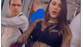Woman shoots dance reel in Delhi metro and the internet is not happy