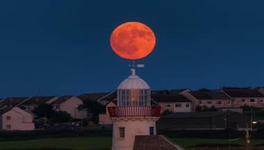 Picture Perfect: Strawberry moon lights up the night sky