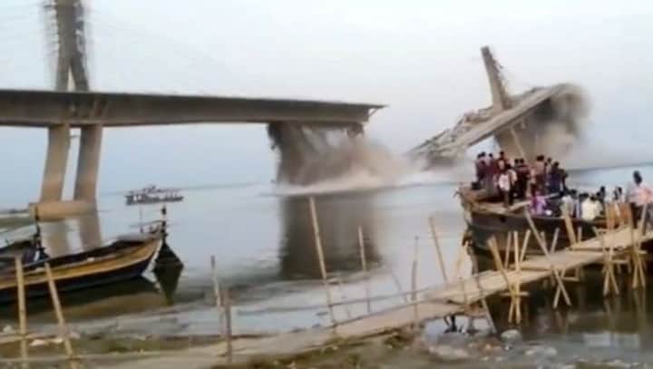 Collapsed or intentional demolition? The Bihar bridge that tumbled twice in one year