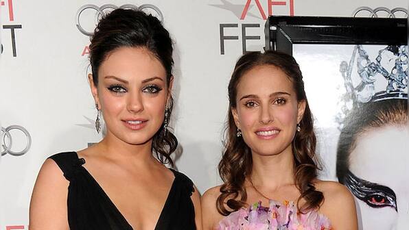 Natalie Portman on Mila Kunis: 'Didn't think I was going to have to have sex with her in Black Swan'