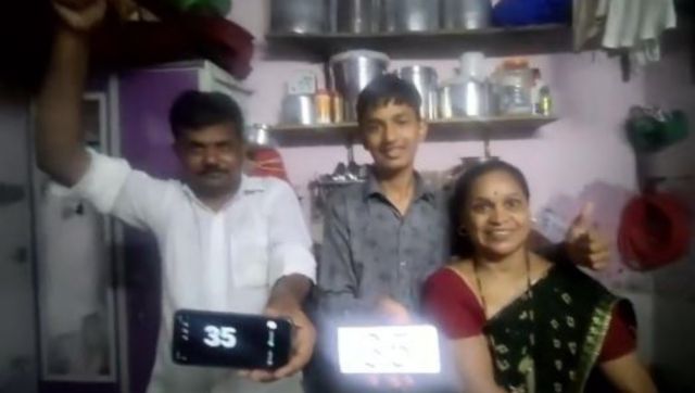 WATCH: Mumbai family celebrates son's 35% marks in Class 10 Board exams WATCH: Mumbai family celebrates son's 35% marks in Class 10 Board exams