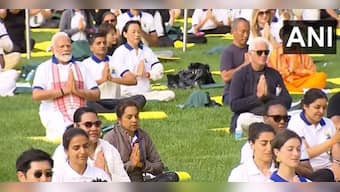 International Yoga Day LIVE: 'Wonderful to see world come together for Yoga,' says PM Modi at UN HQ