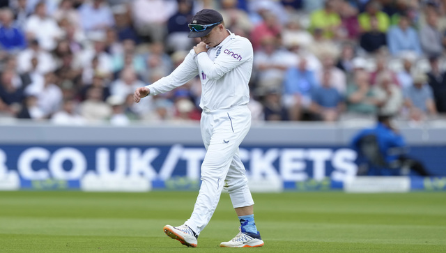 Ashes 2023: England 'bewildered' by umpire's decision to ask injured Ollie Pope to field Ashes 2023: England 'bewildered' by umpire's decision to ask injured Ollie Pope to field