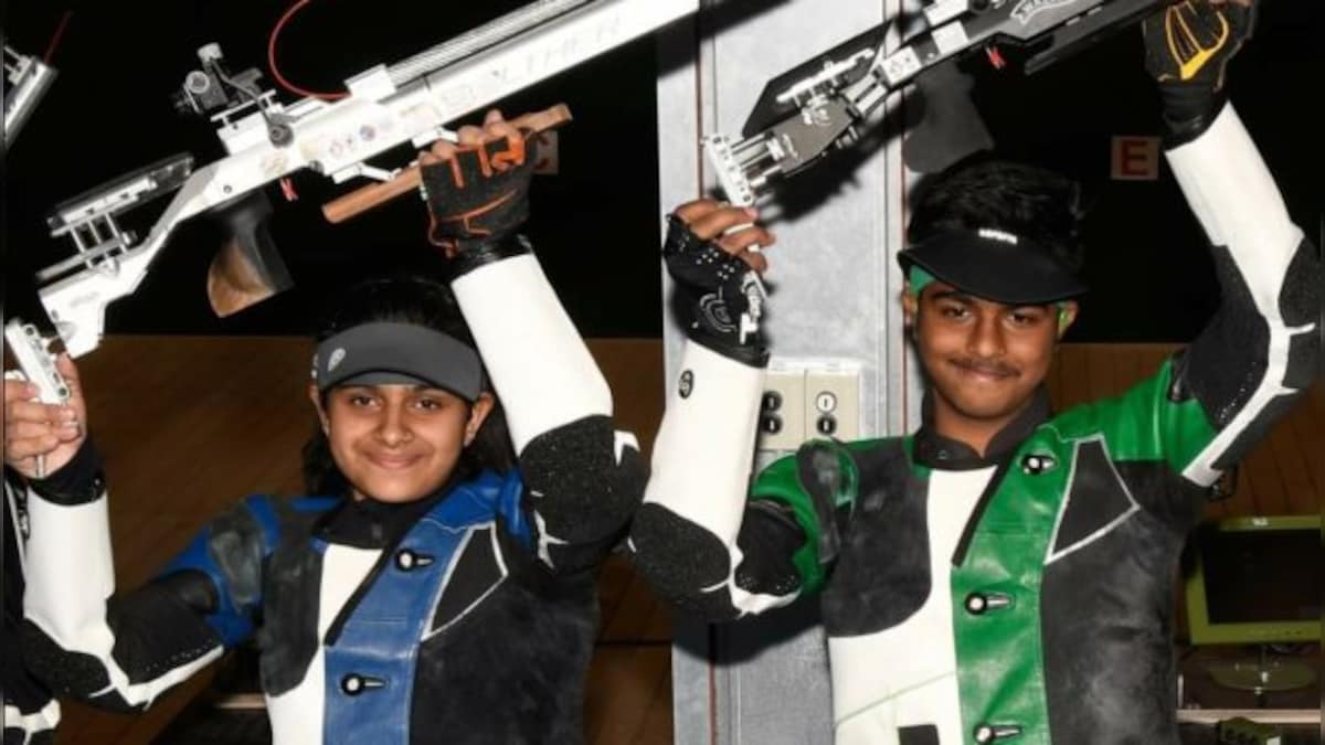 ISSF Junior World Championships: Abhinav Shaw-Gautami Bhanot pair clinch gold in 10m air rifle mixed team