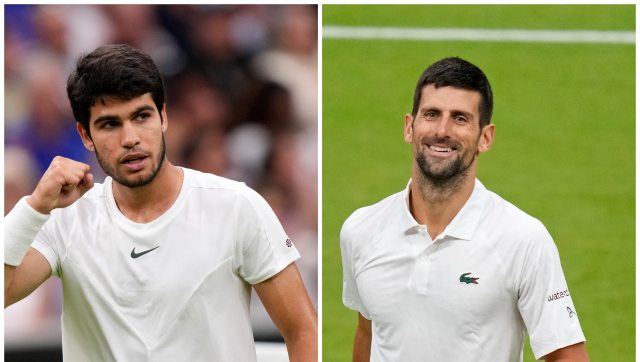 Wimbledon 2023: Carlos Alcaraz stands in the way as Novak Djokovic eyes record 24th Grand Slam title Wimbledon 2023: Carlos Alcaraz stands in the way as Novak Djokovic eyes record 24th Grand Slam title