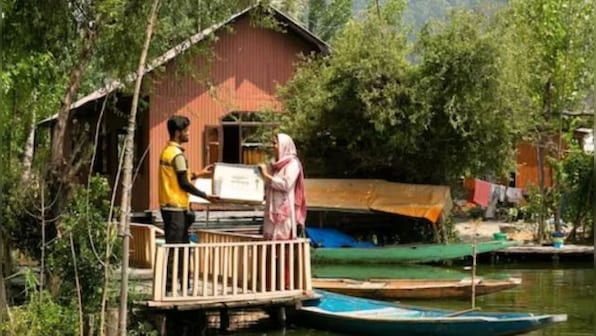 Amazon launches first-ever floating store on Srinagar's iconic Dal Lake