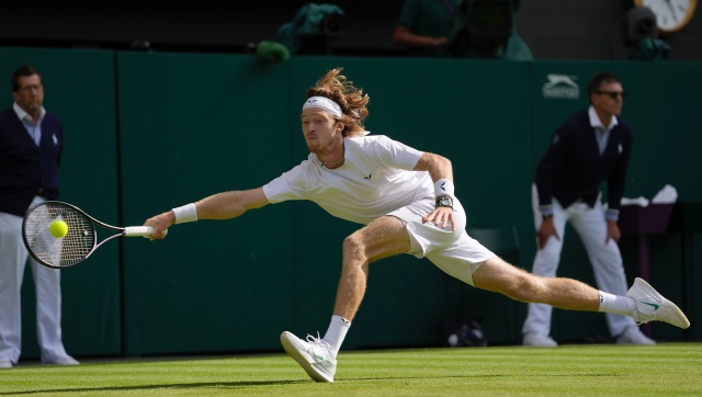 Wimbledon 2023: Andrey Rublev produces diving forehand winner for shot of the tournament, leaves opponent shocked Wimbledon 2023: Andrey Rublev produces diving forehand winner for shot of the tournament, leaves opponent shocked