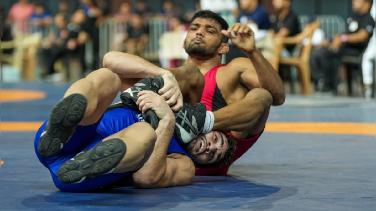 Asian Games Wrestling Trials Antim Panghals Emphatic Win Ravi Dahiya