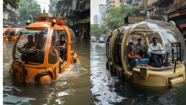 'MumbAI': AI-generated photos of amphibious vehicles to battle monsoon woes win hearts 'MumbAI': AI-generated photos of amphibious vehicles to battle monsoon woes win hearts