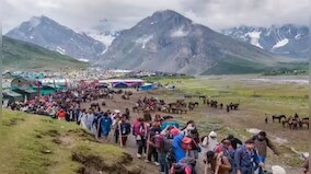 Another Amarnath Yatra pilgrim dies, toll at 3, over 60,000 visit cave shrine so far