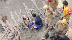 Under-construction building collapses in Delhi many feared trapped