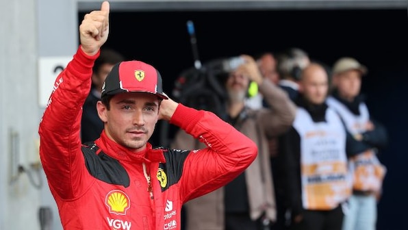 Belgian GP: Ferrari's Charles Leclerc starts from pole after Max Verstappen penalty