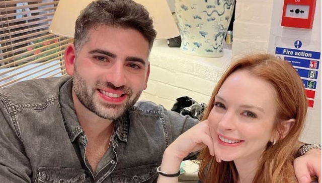 Lindsay Lohan gives birth, welcomes first baby with husband Bader Shammas Lindsay Lohan gives birth, welcomes first baby with husband Bader Shammas