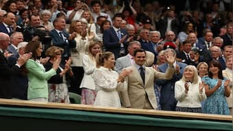 Wimbledon 2023: Roger Federer receives rousing reception on Centre Court; watch video