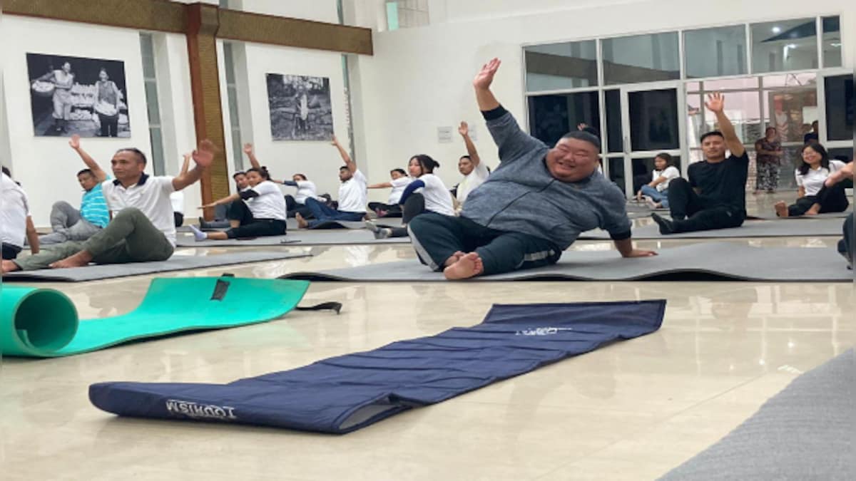 From Samosa to Savasana: Nagaland Minister Temjen Imna Along's hilarious yoga journey – Firstpost