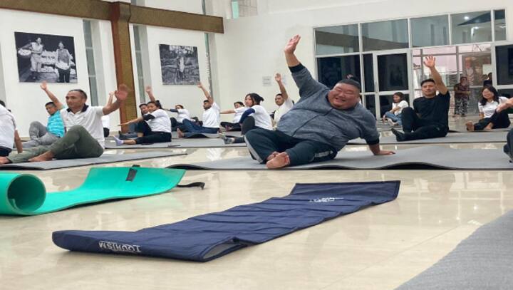 From Samosa to Savasana: Nagaland Minister Temjen Imna Along's hilarious yoga journey