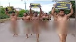 Men stage nude protest in Raipur demanding action against govt employees who used fake caste certificates