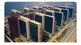 The world's largest office building is not the Pentagon. It is a complex in Surat