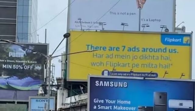 'Har ad me jo dikhta hai...': Flipkart lauded for its marketing tactics; ad hoarding goes viral 'Har ad me jo dikhta hai...': Flipkart lauded for its marketing tactics; ad hoarding goes viral